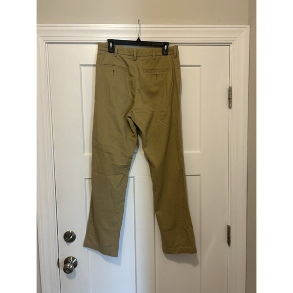 Men's Croft & Barrow Classic Fit Easy Care Flat Front Khaki Pants 30x32 Uniform - Picture 5 of 6
